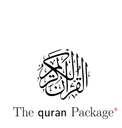 The quran package